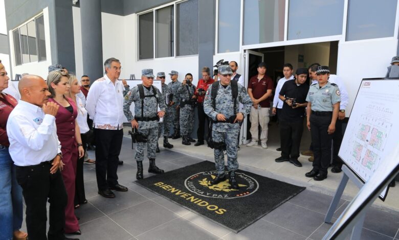 El Gobernador inauguró las instalaciones del 12° Batallón, tres compañías y una unidad habitacional de la Guardia Nacional en Ciudad Mier.