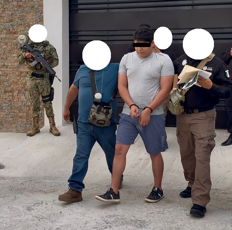Juan Antonio "R" fue detenido en la colonia ampliación Miguel Alemán de Victoria.