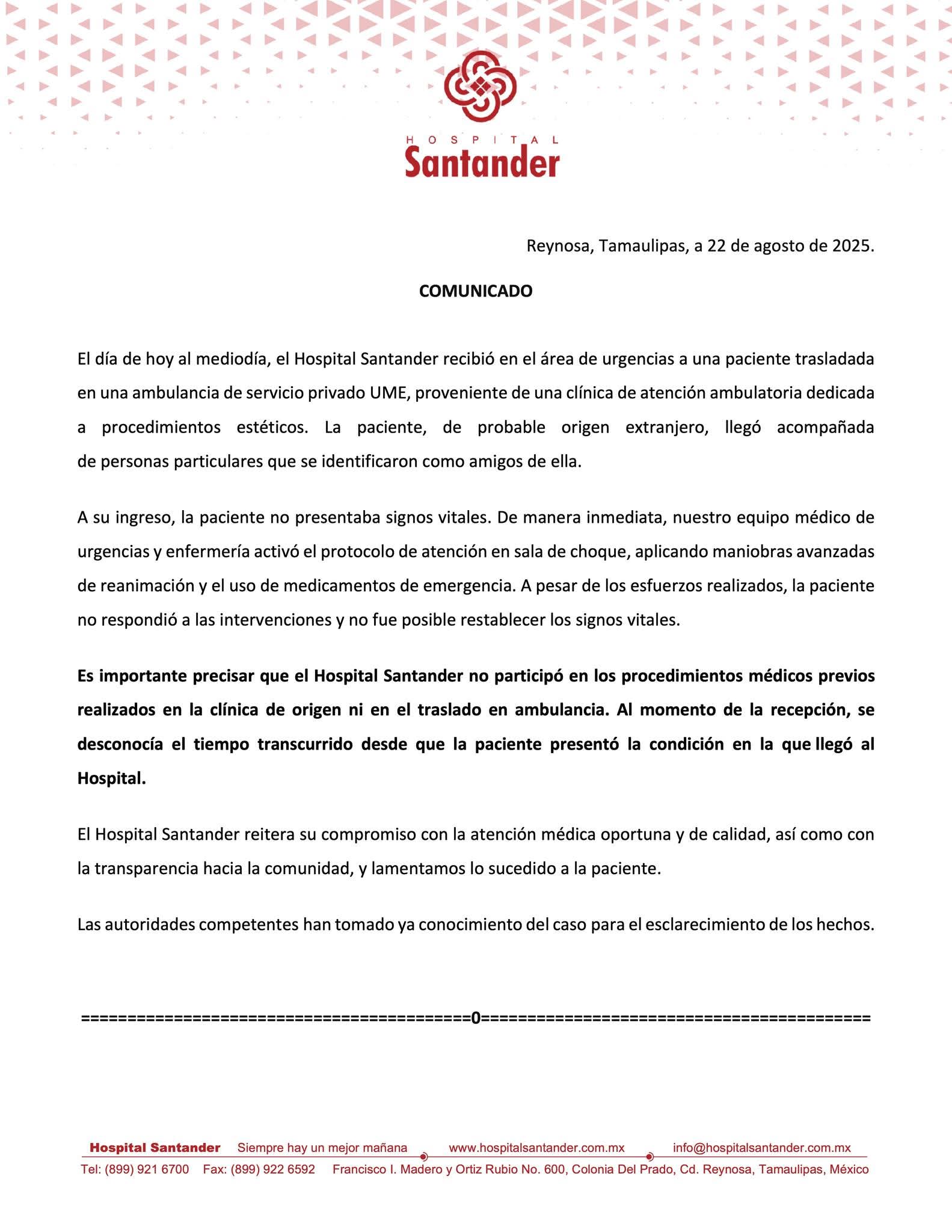 comunicado_hospital_Santander