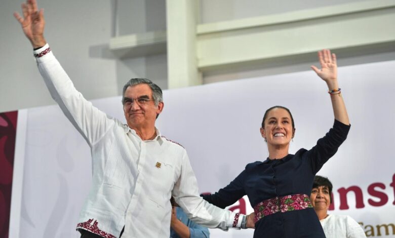 Gracias Américo por el trabajo que realizas, por tu entrega, tu convicción y tu amor al pueblo de Tamaulipas: Claudia Sheinbaum.