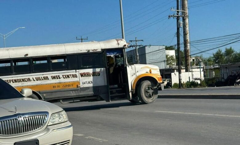 Los bloqueos se reportaron en diferentes puntos de Matamoros.