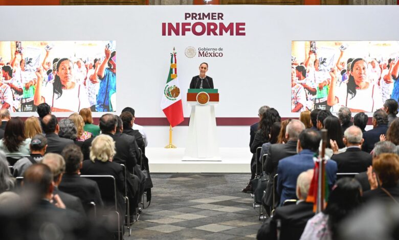Al rendir su Primer Informe de Gobierno, en Palacio Nacional, la Presidenta Claudia Sheinbaum mencionó las acciones que se realizan en Tamaulipas.