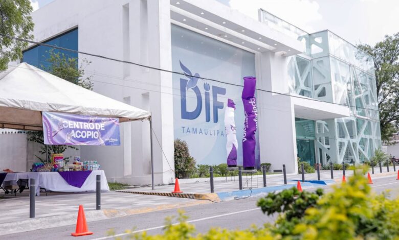 La Directora del DIF Tamaulipas, María de Villarreal convocó a las y los tamaulipecos para reunir alimentos, artículos de higiene y limpieza destinados a comunidades damnificadas del norte de Veracruz.