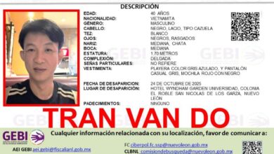 Photo of Buscan en Tamaulipas y Nuevo León a vietnamita desaparecido