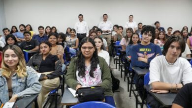 Photo of Comparte Rector logros y proyectos con estudiantes de Derecho