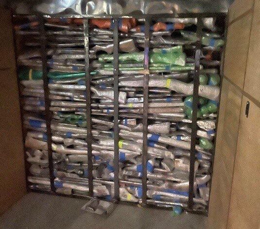 El decomiso de armas se ha incrementado en los últimos años, especialmente en la frontera del estado.