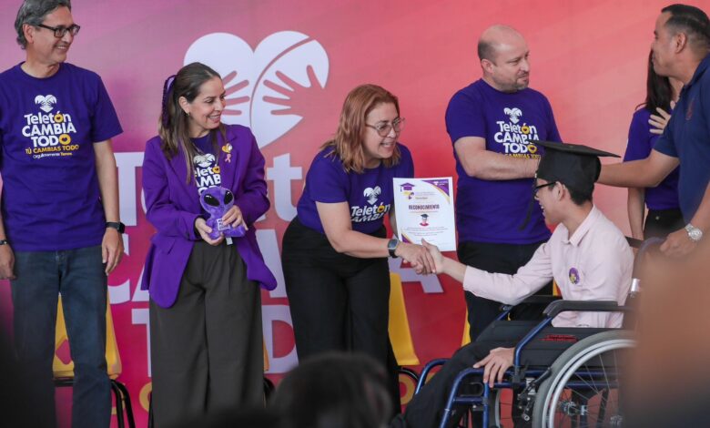 El Sistema DIF Tamaulipas entregó un donativo de un millón 883,237.55, resultado del boteo Teletón.