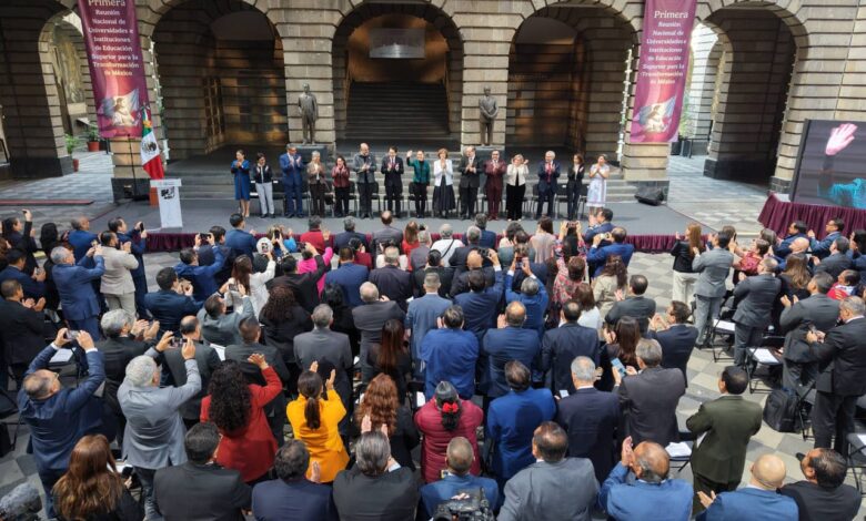 El Rector Dámaso Anaya Alvarado estuvo presente en la Primera Reunión Nacional de Universidades e Instituciones Públicas de Educación Superior para la Transformación de México.