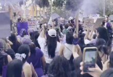Photo of 8M: Tamaulipas se pinta de morado, mujeres toman las calles