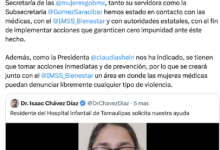 Photo of Ofrece Secretaria de las Mujeres cero impunidad a médicas del Infantil