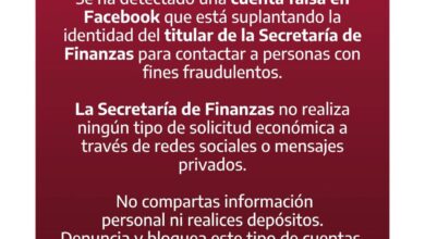 Photo of Suplantan identidad del Secretario de Finanzas