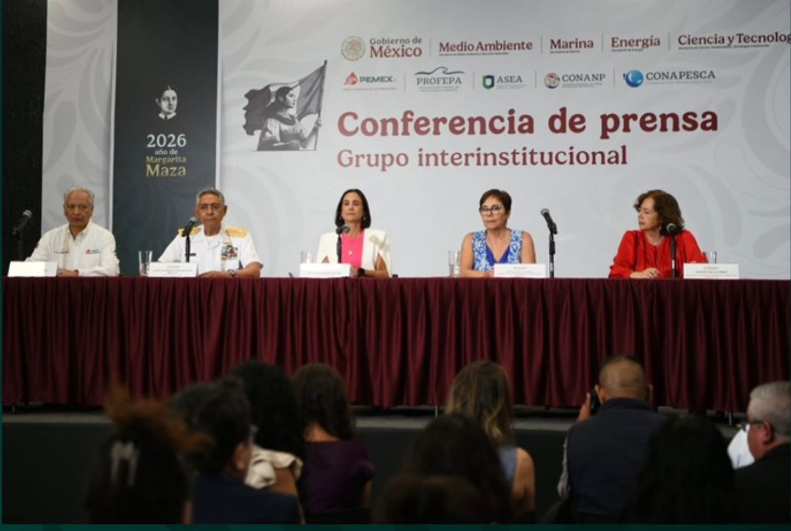 Instruye Presidenta Claudia Sheinbaum investigación; separan a 3 funcionarios de cargo por derrame en Golfo de México.