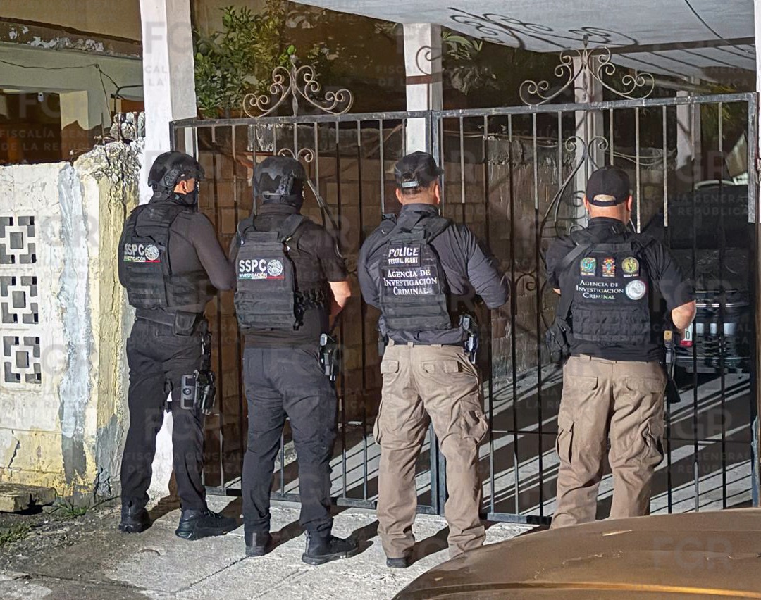 En este domicilio fue detenido el líder del Cartel del Golfo.