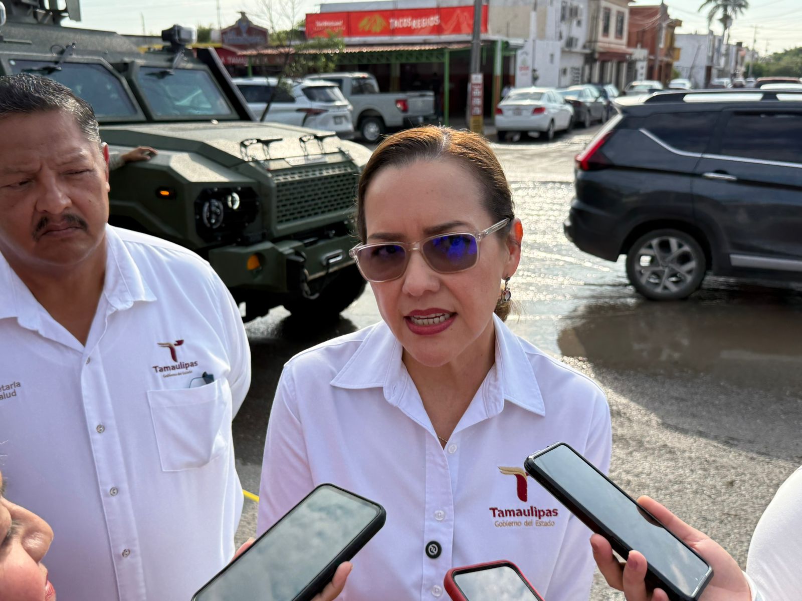 Adriana Marcela Hernández Campos, Secretaria de Salud en Tamaulipas.