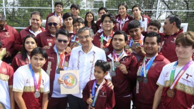 Photo of Reconoce Américo a atletas ganadores en la Olimpiada Nacional