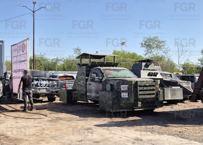 La destrucción se realizó como parte del programa “Destino de Bienes y Objetos del Delito”, después de que los vehículos fueran puestos a disposición de la autoridad federal.