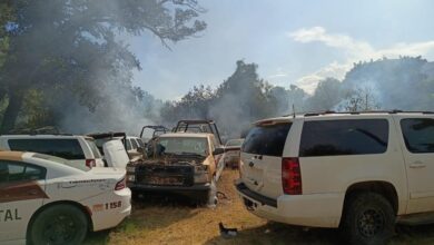 Photo of Incendio consume 11 patrullas de la Guardia Estatal en Victoria