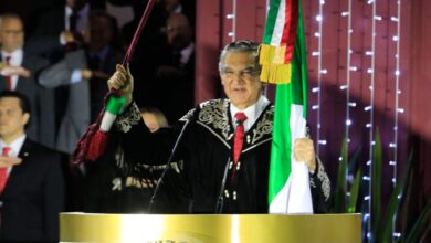 Photo of Américo Villarreal da el Grito de Independencia en ciudad Victoria