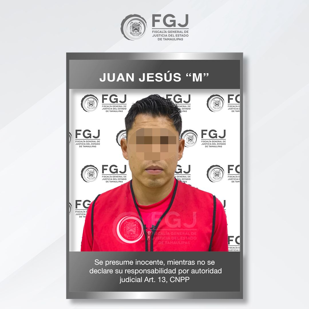 Juan Jesús “M”, fue detenido e investigado por su probable participación en los delitos de Violencia Familiar Equiparada y Violación Agravada, en agravio de una adolescente.