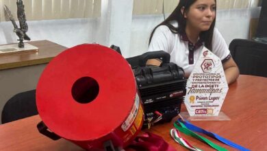 Photo of Alumna de Altamira conquista oro internacional con un extintor de ondas sonoras