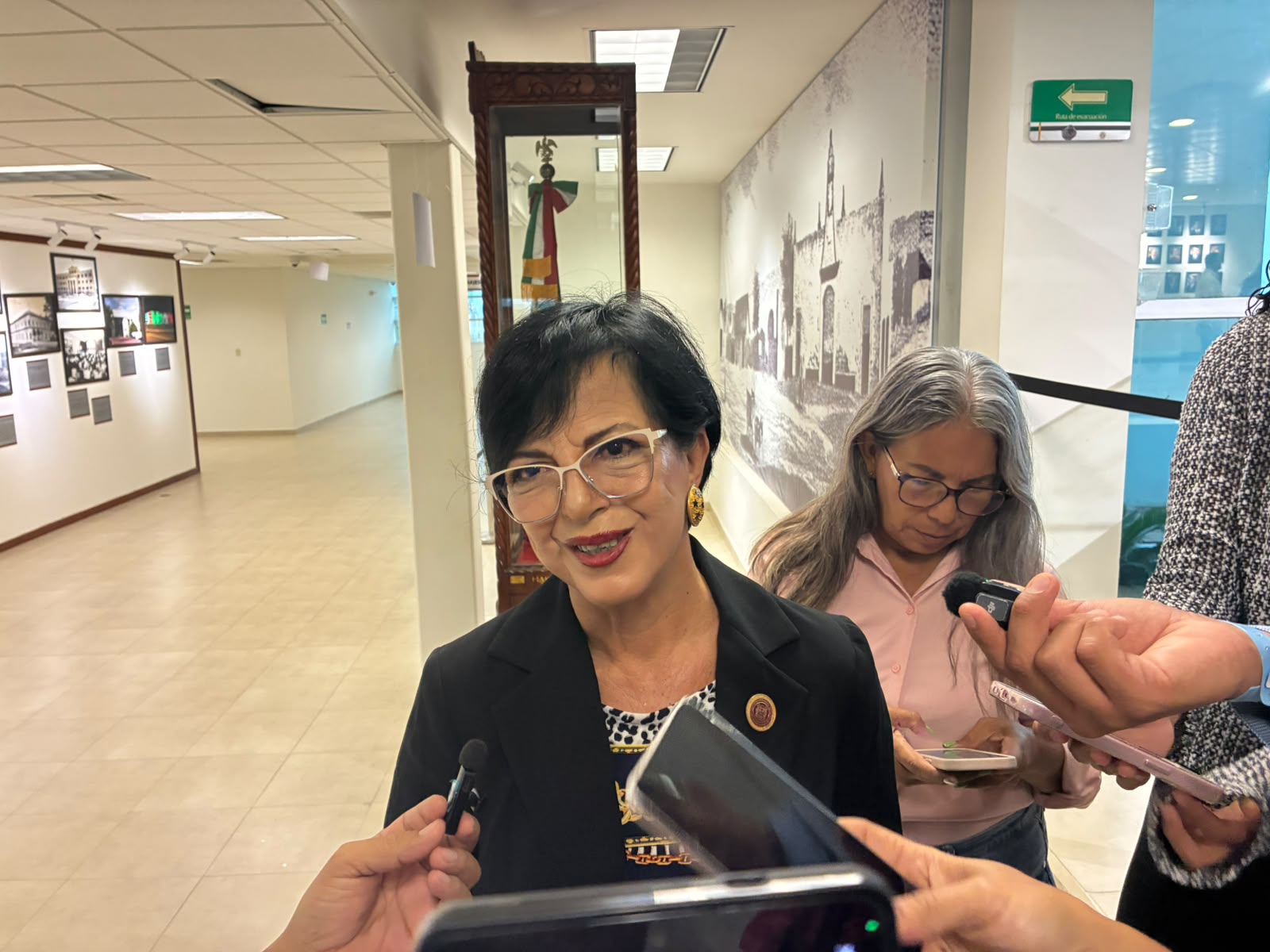 Eva Araceli Reyes González, presidenta de la Comisión de Derechos Humanos del Congreso de Tamaulipas, informó que la iniciativa de ley forense será revisada con colectivos y dependencias.